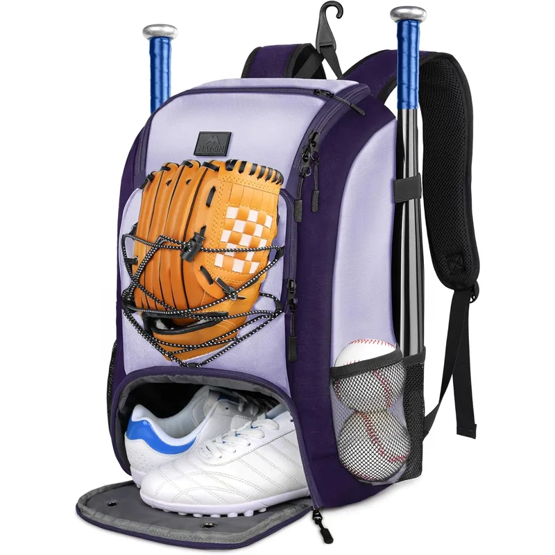 Custom Logo Baseball Bat Bag Portable Multi Compartment Softball Gear Bag