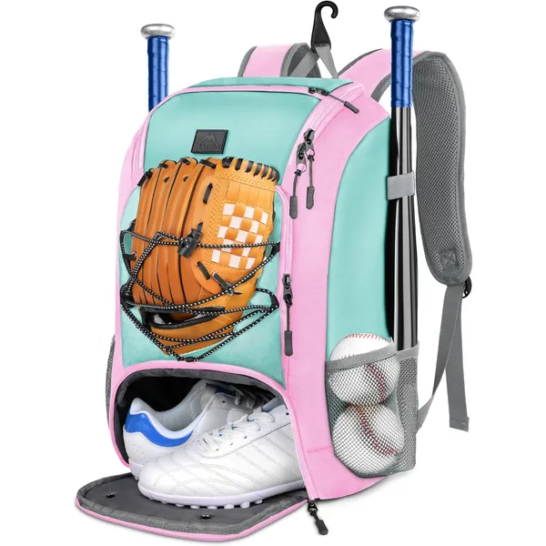 Custom Logo Baseball Bat Bag Portable Multi Compartment Softball Gear Bag