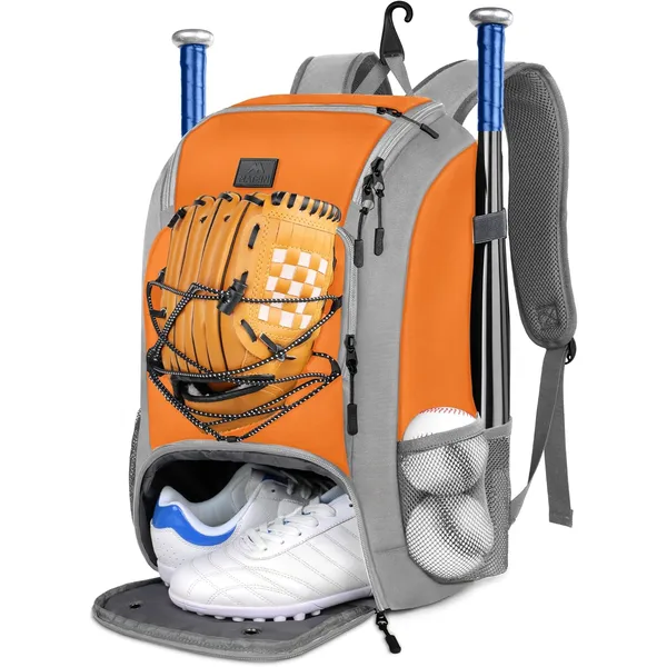 Custom Logo Baseball Bat Bag Portable Multi Compartment Softball Gear Bag