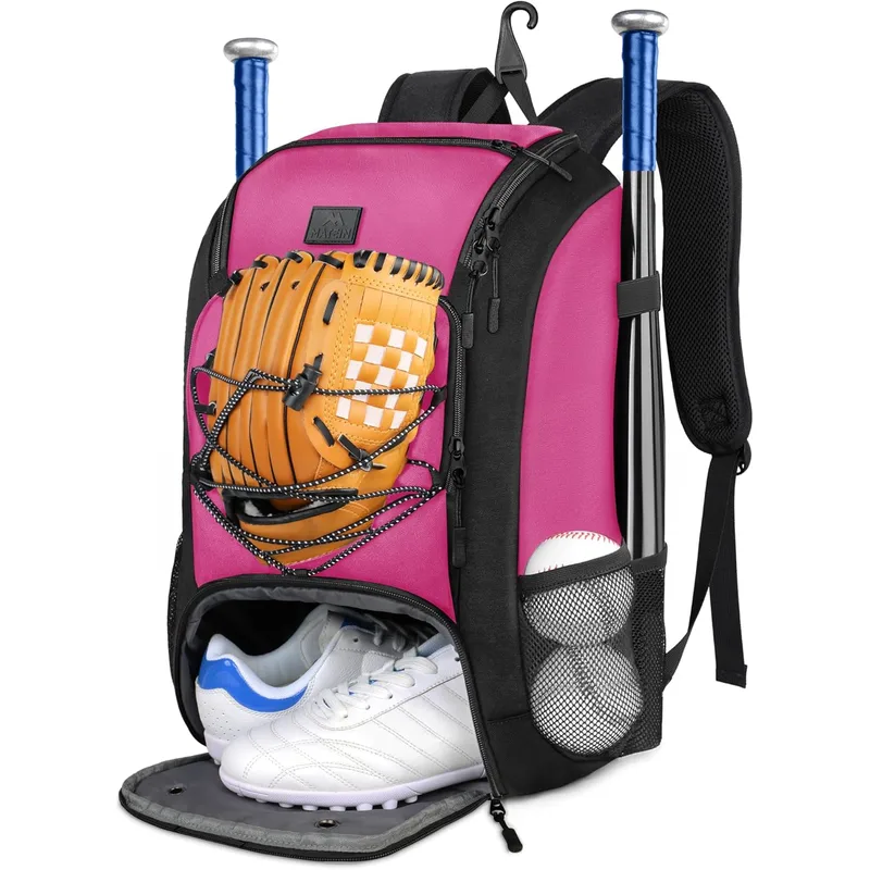 Custom Logo Baseball Bat Bag Portable Multi Compartment Softball Gear Bag