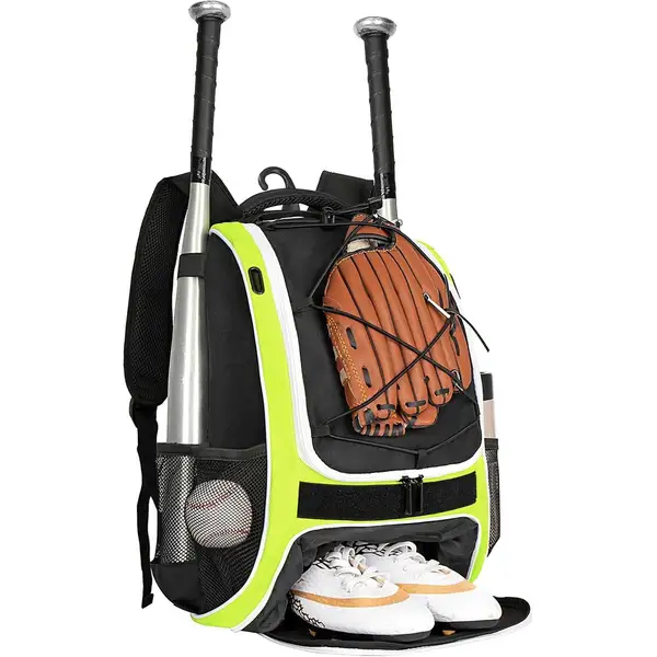 Custom Logo Baseball Bat Bag Portable Multi Compartment Softball Gear Bag