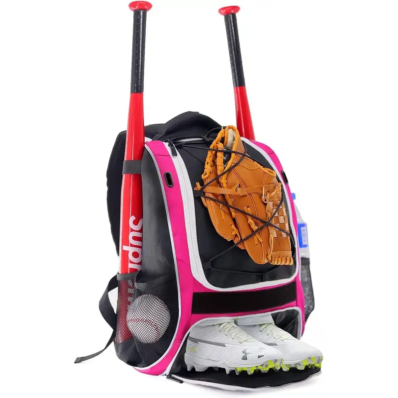 Custom Logo Baseball Bat Bag Portable Multi Compartment Softball Gear Bag