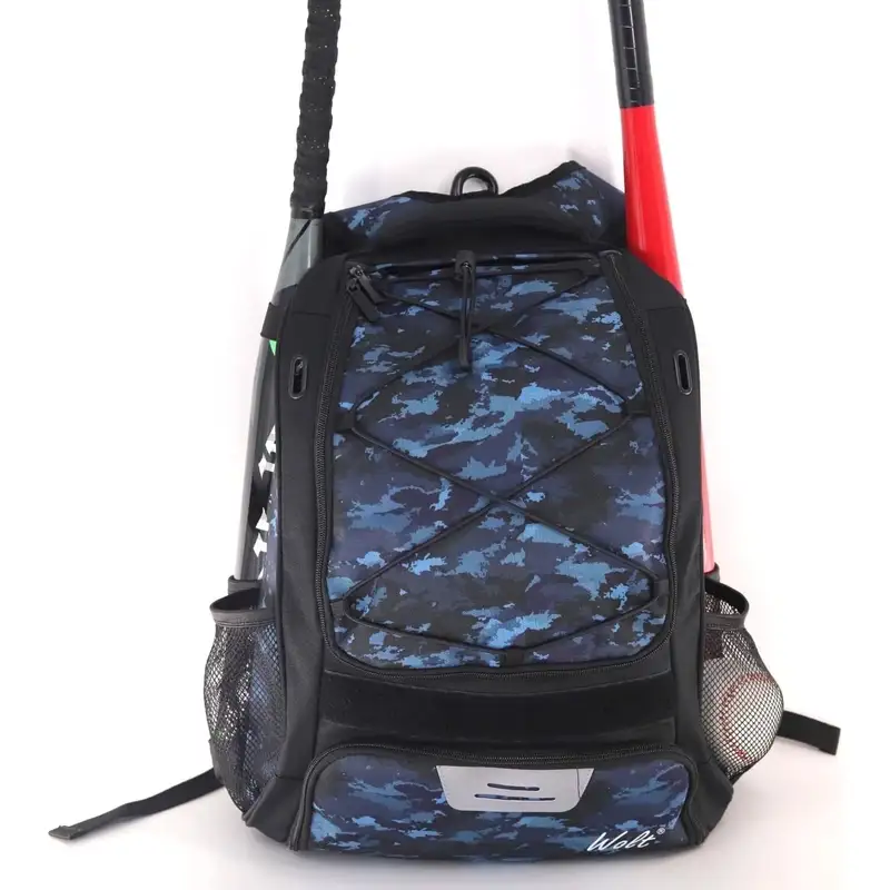 Custom Logo Baseball Bat Bag Portable Multi Compartment Softball Gear Bag