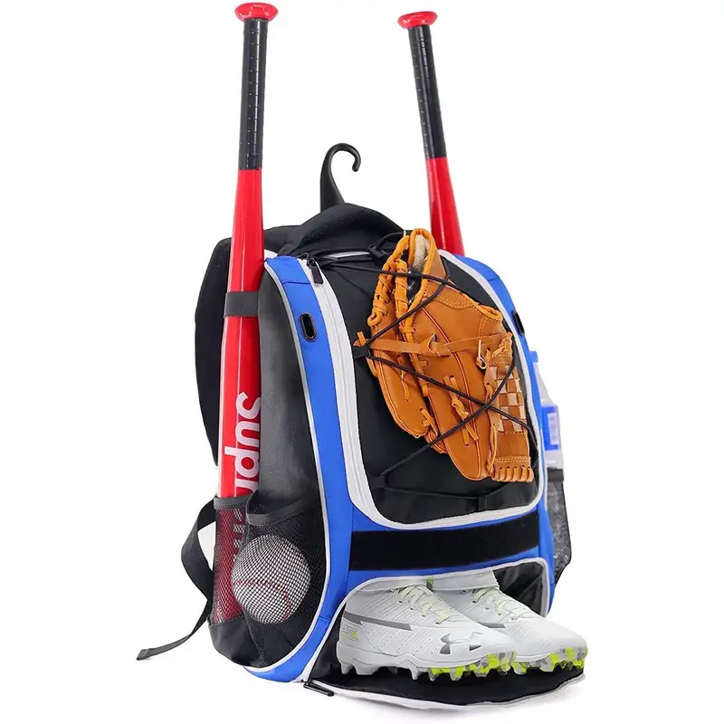 Custom Logo Baseball Bat Bag Portable Multi Compartment Softball Gear Bag