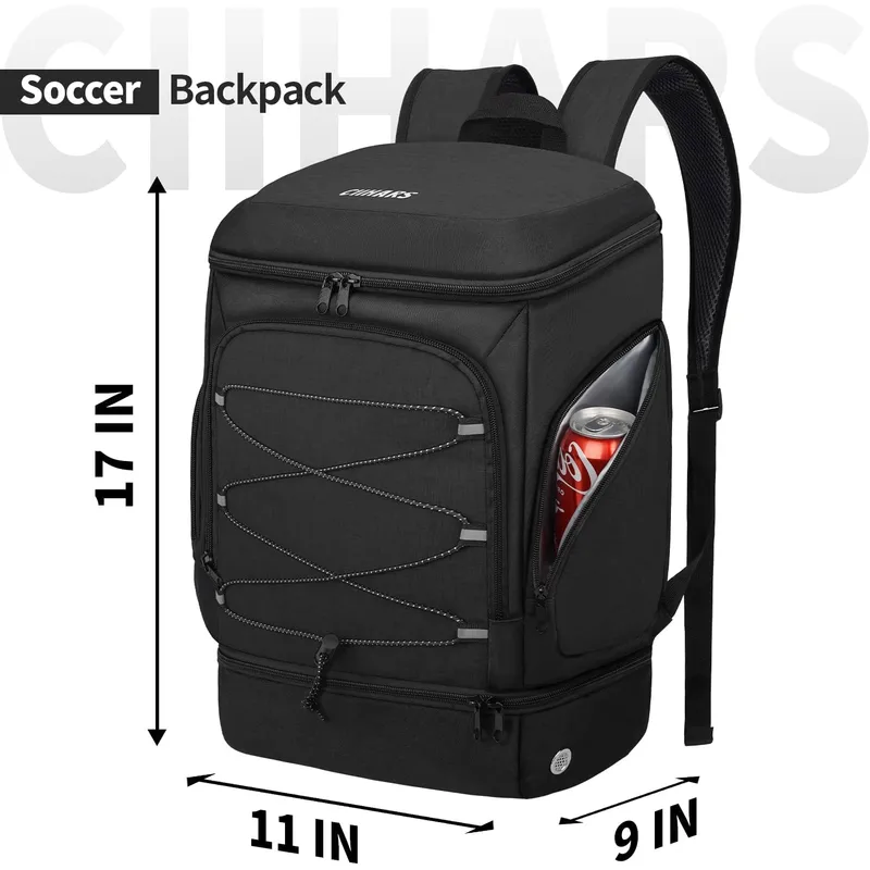 Custom Logo Soccer Football Gear Bag Portable Multi Compartment Training Travel Bag