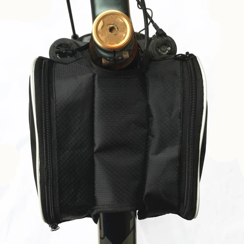 Waterproof Cycling Bag Lightweight Bicycle Frame Pannier Storage Backpack