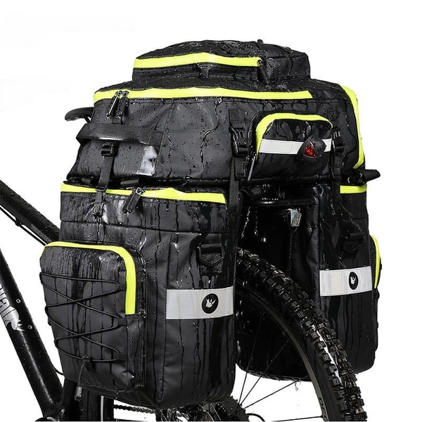 Waterproof Cycling Bag Lightweight Bicycle Frame Pannier Storage Backpack