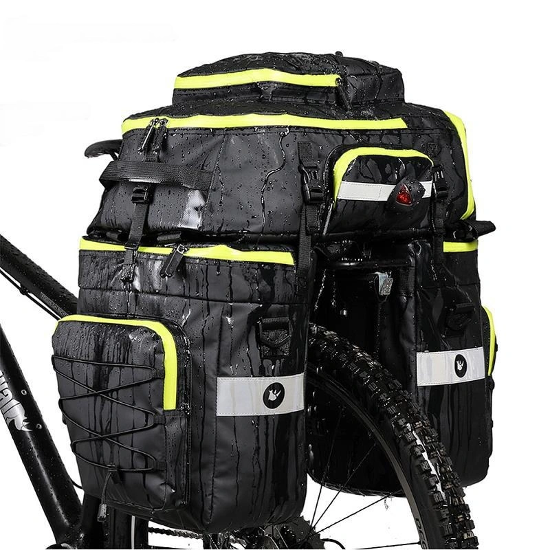 Waterproof Cycling Bag Lightweight Bicycle Frame Pannier Storage Backpack