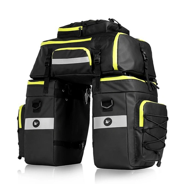 Waterproof Cycling Bag Lightweight Bicycle Frame Pannier Storage Backpack