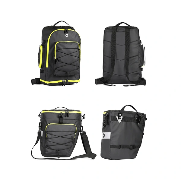 Waterproof Cycling Bag Lightweight Bicycle Frame Pannier Storage Backpack