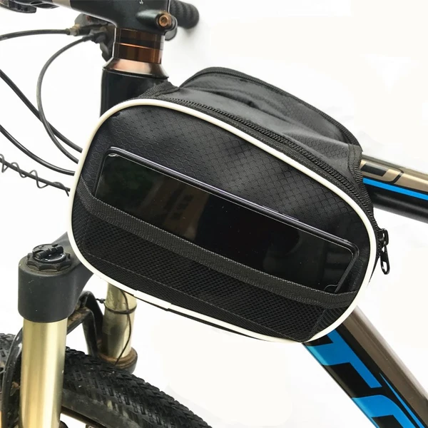 Waterproof Cycling Bag Lightweight Bicycle Frame Pannier Storage Backpack
