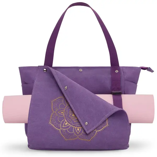 Large Capacity Yoga Bag Waterproof Yoga Mat Carrier Bag with Pocket