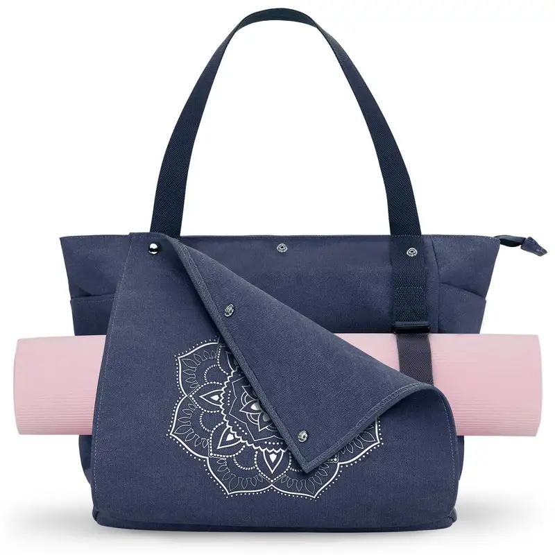 Large Capacity Yoga Bag Waterproof Yoga Mat Carrier Bag with Pocket