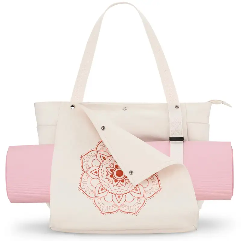Large Capacity Yoga Bag Waterproof Yoga Mat Carrier Bag with Pocket
