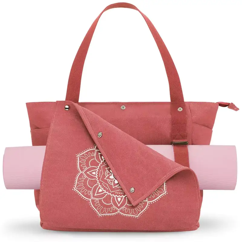 Large Capacity Yoga Bag Waterproof Yoga Mat Carrier Bag with Pocket