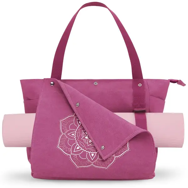Large Capacity Yoga Bag Waterproof Yoga Mat Carrier Bag with Pocket