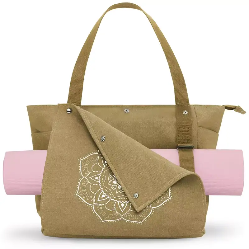 Large Capacity Yoga Bag Waterproof Yoga Mat Carrier Bag with Pocket