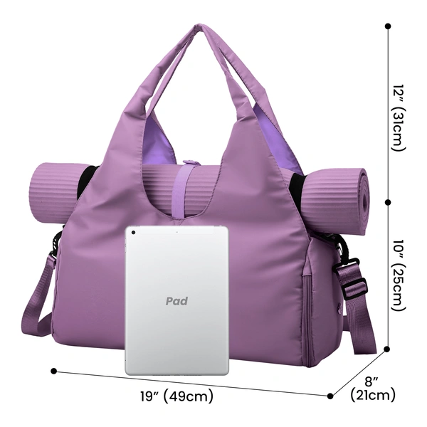 Large Capacity Yoga Bag Waterproof Yoga Mat Carrier Bag with Pocket