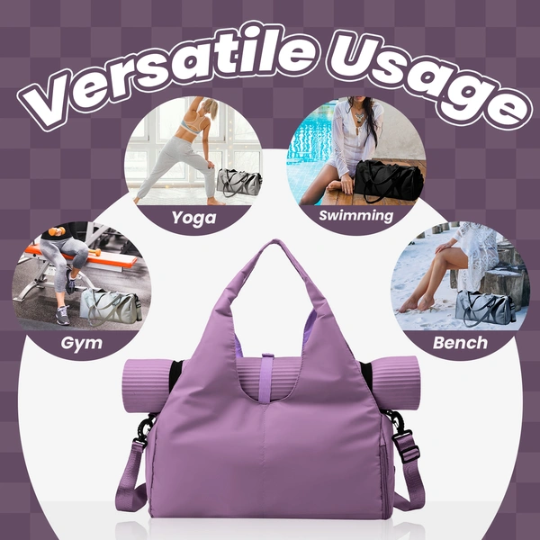 Large Capacity Yoga Bag Waterproof Yoga Mat Carrier Bag with Pocket