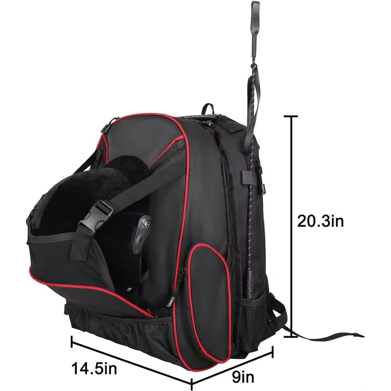 Premium Equestrian Bag Waterproof Horse Riding Gear Storage Backpack