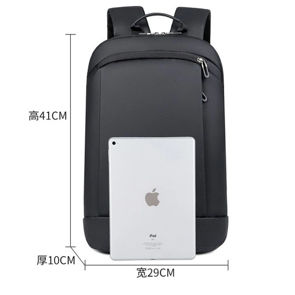 Waterproof Slim Commuter Bag Multi Pocket Office Business Laptop Commuter Bag