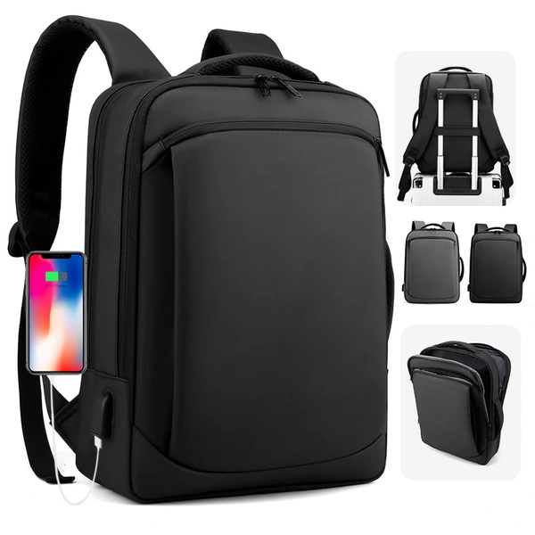 Waterproof Slim Commuter Bag Multi Pocket Office Business Laptop Commuter Bag