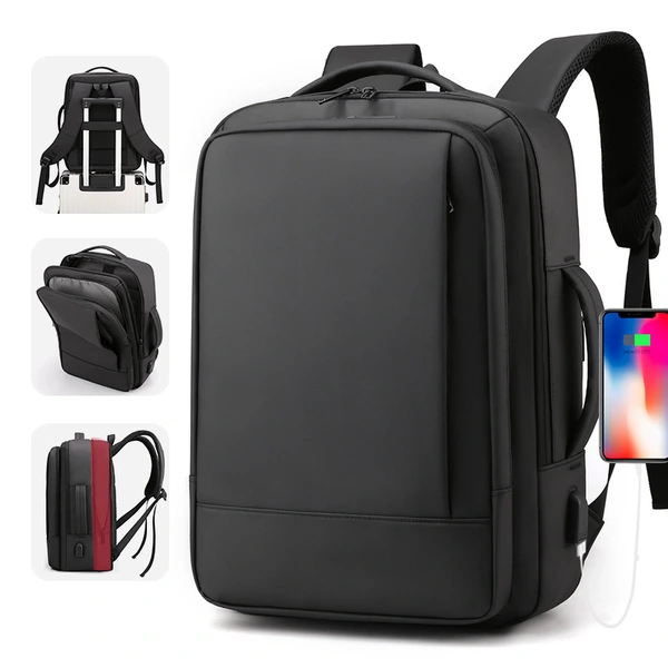 Waterproof Slim Commuter Bag Multi Pocket Office Business Laptop Commuter Bag