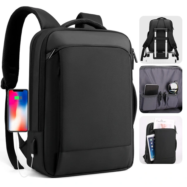 Waterproof Slim Commuter Bag Multi Pocket Office Business Laptop Commuter Bag