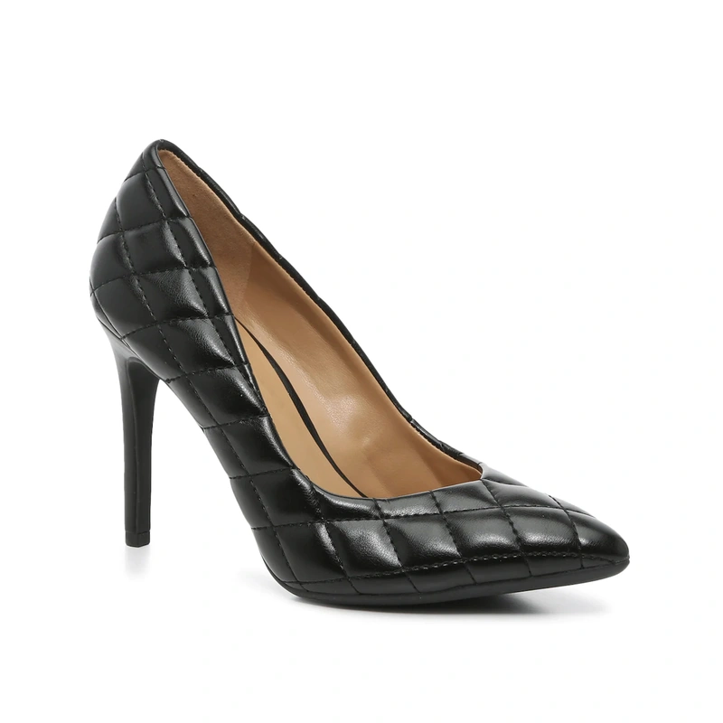 Gridding stitching vamp high quality factory wholesale high heel shoes