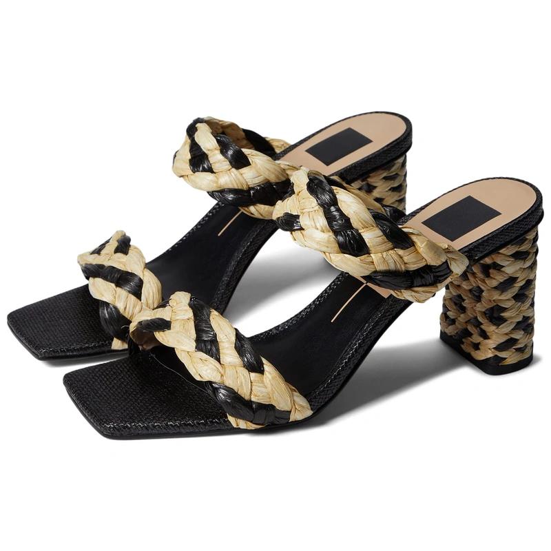 Fashion design women's weaving stripes sandals