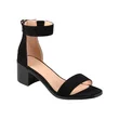 Modern fashion cheap price quality black PU leather sandals