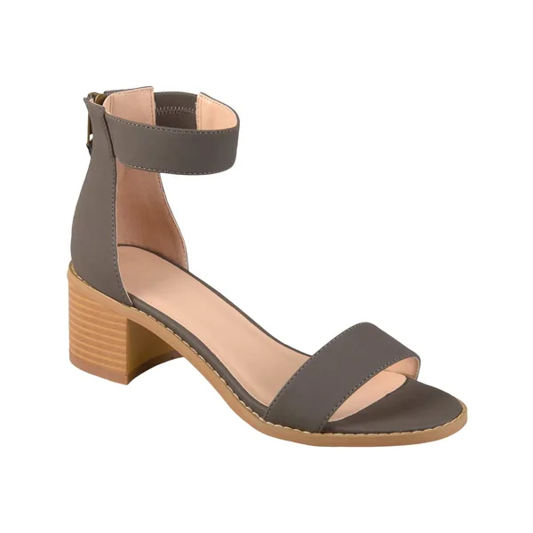 Modern fashion cheap price quality black PU leather sandals