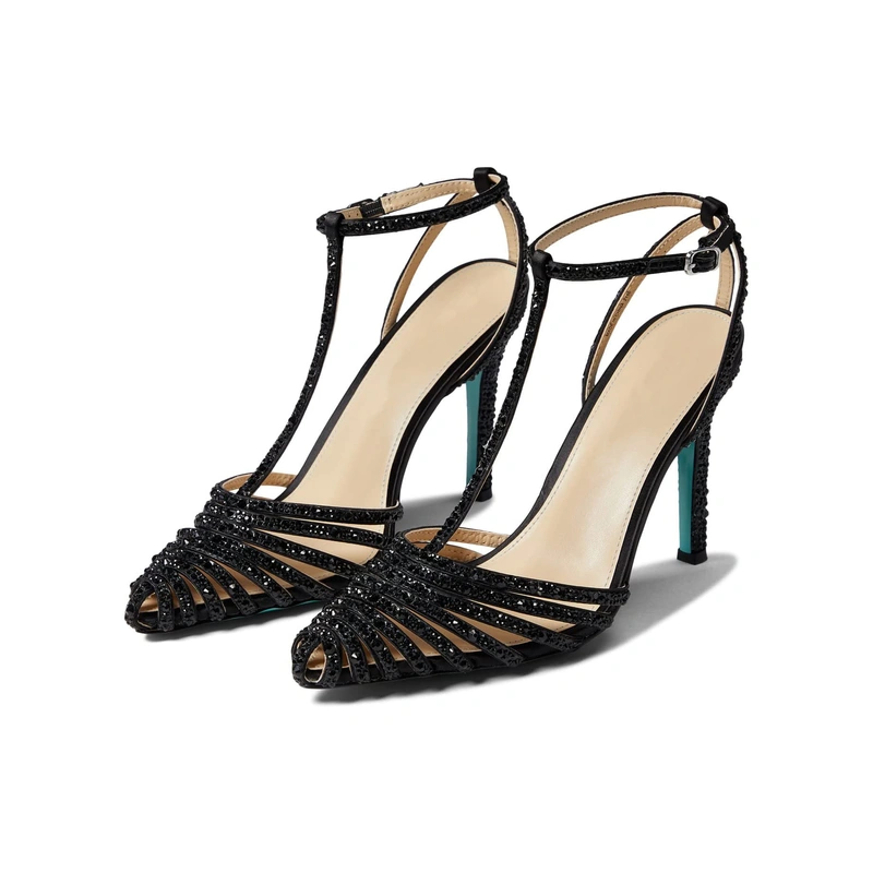 Fashion design diamond vamp women's high heel sandals