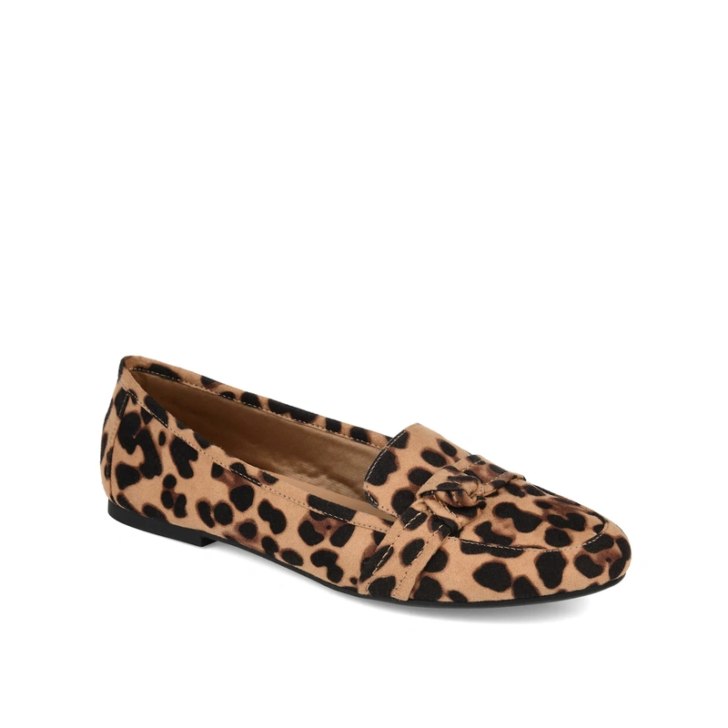 Slip-on fashion design quality PU leather women's shoes