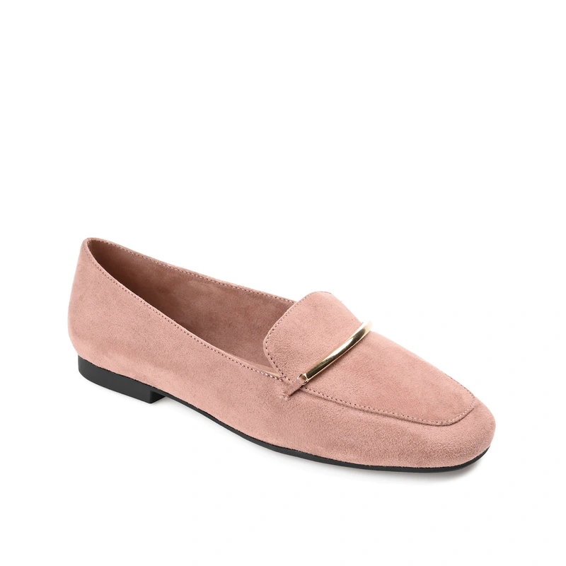 Factory price PU leather block heel women's shoes