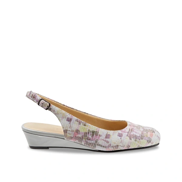 High quality new design women's fabric vamp wedge shoes