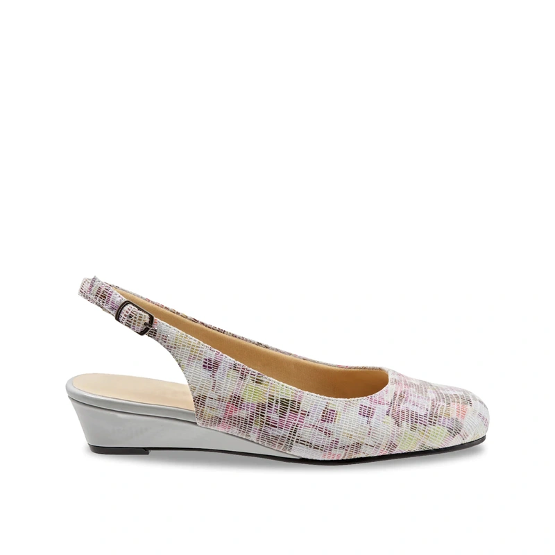 High quality new design women's fabric vamp wedge shoes