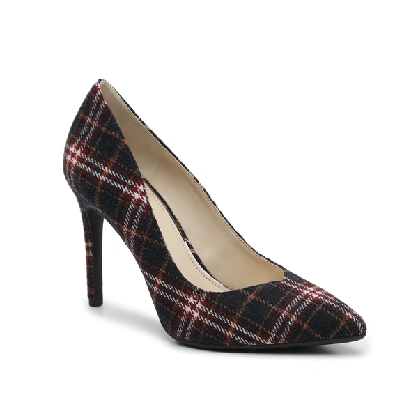 Lady's fashion high heel shoes made by man made leather