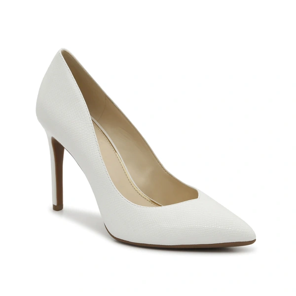 Lady's fashion high heel shoes made by man made leather