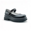 Black Girls Platform School Shoes | Rhinestone Strap Mary Jane Student Footwear Wholesale