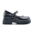 Black Girls Platform School Shoes | Rhinestone Strap Mary Jane Student Footwear Wholesale
