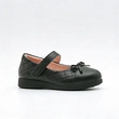 Black Quilted Girls Mary Jane School Shoes | Bow Decor Kids Uniform Footwear Wholesale
