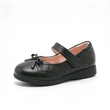 Black Quilted Girls Mary Jane School Shoes | Bow Decor Kids Uniform Footwear Wholesale