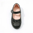 Black Quilted Girls Mary Jane School Shoes | Bow Decor Kids Uniform Footwear Wholesale