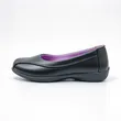 Black Slip On Girls School Shoes | Plain Closed Toe Kids Uniform Flats Wholesale