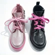 Glitter Lace-Up Girls Combat Ankle Boots | EU REACH Compliant Wholesale Kids Boots