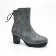 Suede Snake Patch Block Heel Kids Mid Calf Boots | EU Standard Wholesale Footwear