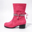 Rhinestone Strap Decor Block Heel Girls Mid Calf Boots | EU REACH Wholesale Kids Boots