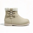 Fleece Lined Bow Decor Girls Winter Ankle Boots | EU Standard Wholesale Warm Kids Boots
