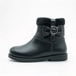 Fleece Lined Bow Decor Girls Winter Ankle Boots | EU Standard Wholesale Warm Kids Boots